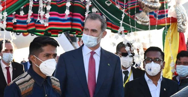 Felipe VI ya está en La Paz para la toma de posesión de Luis Arce