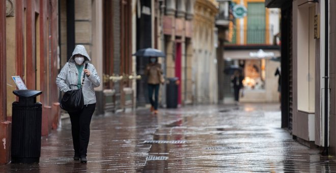 Lluvias intensas con posibles tormentas este lunes en la vertiente atlántica