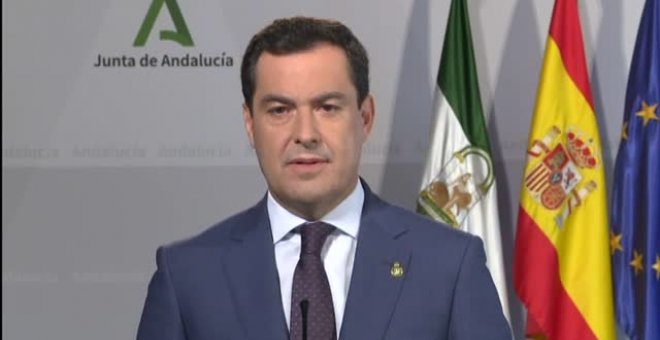 Juanma Moreno anuncia el cierre de toda actividad no esencial en la provincia de Granada