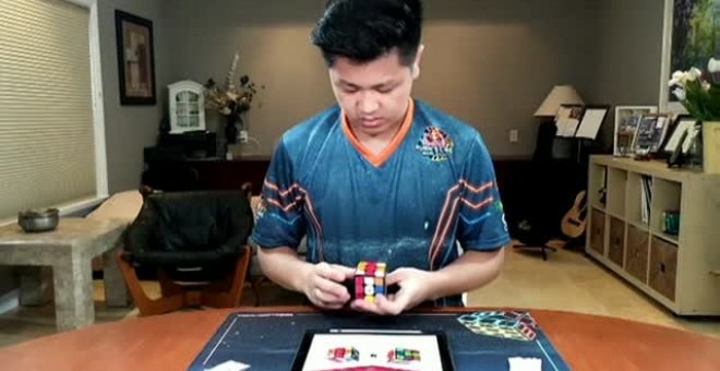 Max Park bate el récord de velocidad en el Campeonato Mundial de Cubos de Rubik