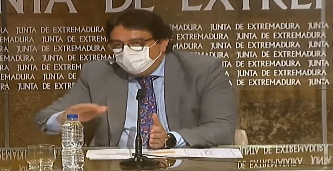 Consejero extremeño de Sanidad: "Parece que la curva se va controlando"