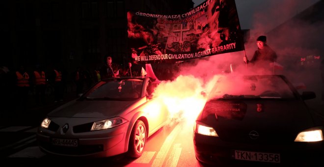 Ultraderechistas generan graves disturbios en el Día de Independencia polaca