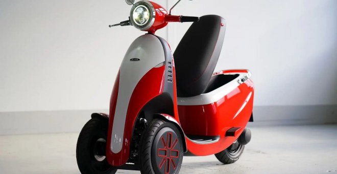Microletta: un scooter eléctrico suizo de tres ruedas e imagen retro