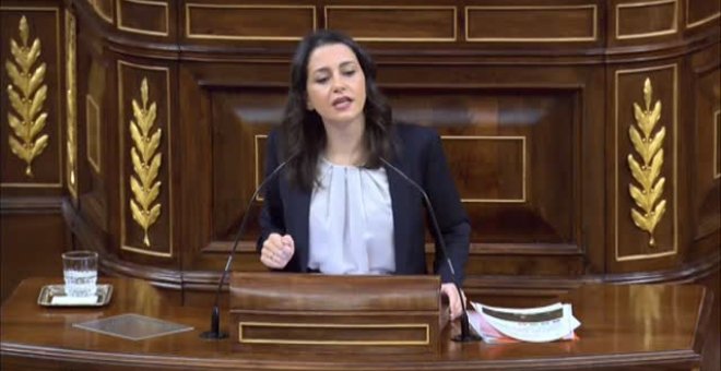 Arrimadas: "Aquí tienen una mano tendida hasta el final, hasta el último momento"