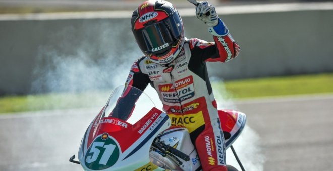 El cántabro Brian Uriarte, Campeón de España de Superbikes en Moto 4