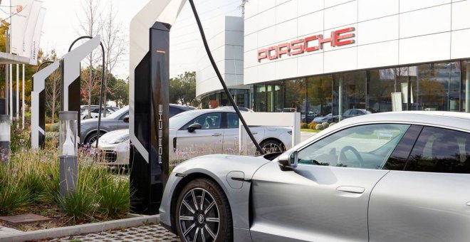 Porsche instala en Madrid la estación de carga para coches eléctricos más potente de España