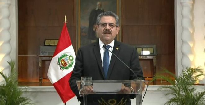Dimite Manuel Merino, presidente interino de Perú, tras menos de una semana en el cargo
