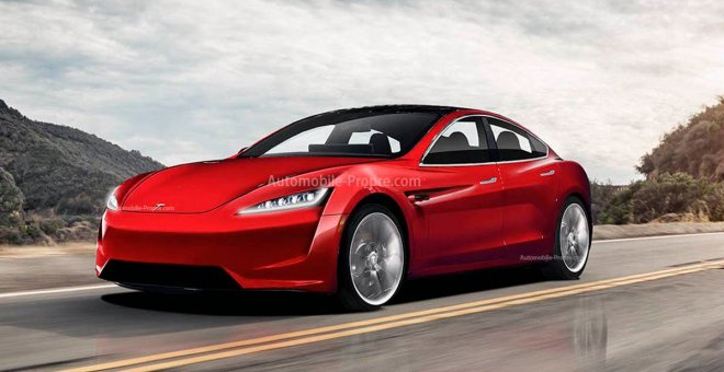 Así podría ser la renovación exterior e interior del Tesla Model S