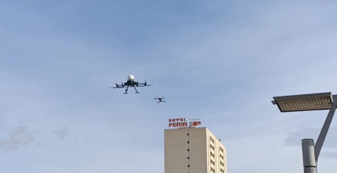 Drones transportan material sanitario de emergencias en la Comunitat Valenciana