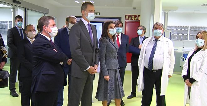 Los Reyes inauguran la transición escalonada del hospital de Toledo