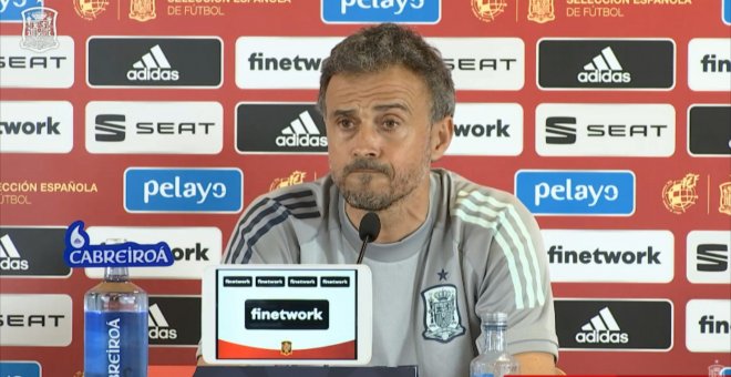 Luis Enrique: "En la selección hay que saber aceptar las críticas y los elogios"