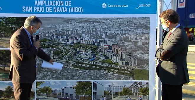 Feijóo visita San Paio de Navia (Vigo)