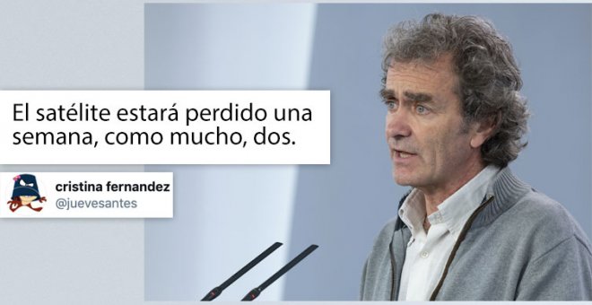 "Que busquen el satélite español perdido donde hay camiones, que ahí se come bien"