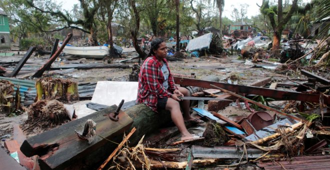 Las imágenes que deja el huracán Iota tras su paso por Centroamérica