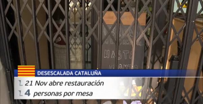 El lunes vuelve la restauración en Cataluña un mes después