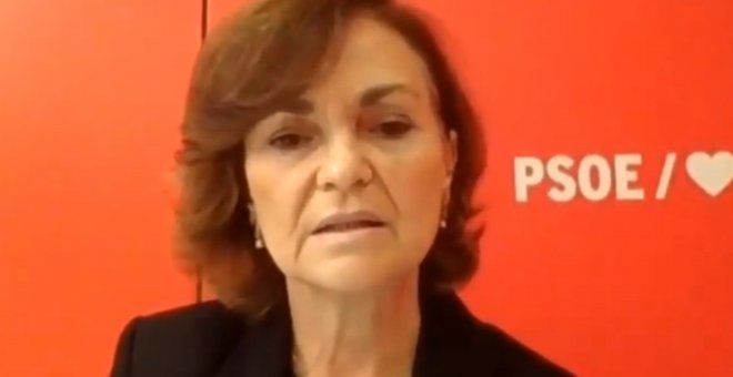 Carmen Calvo acusa al PP de hacer diana contra el feminismo