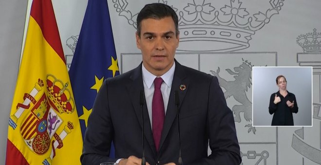 Sánchez no descarta ampliar la prohibición de los desahucios