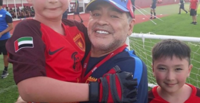 'La Resistencia', Maradona y el niño sin piernas que admiraba al Pelusa