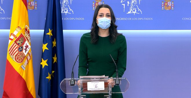 Arrimadas confirma que Cs votará en contra de los Presupuestos