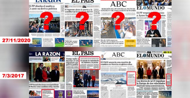 ¿Dónde están las portadas sobre los ataques de Vox a la prensa?