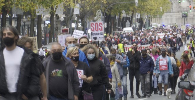 Hosteleros vascos piden un plan de ayudas y no "parches"