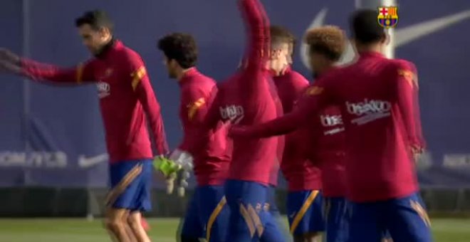 EL Barça continúa preparando la visita del Osasuna
