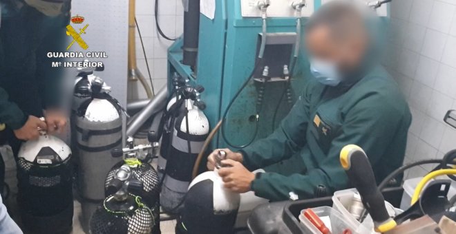 La GC detiene al guía de un centro de buceo por un homicidio por imprudencia grave