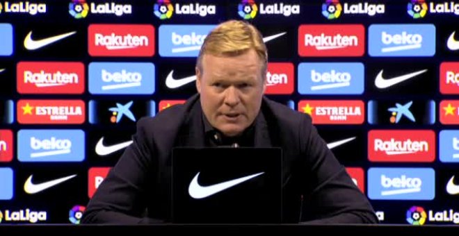 Koeman tras su victoria ante Osasuna: "No podemos fallar más"