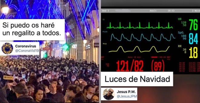 "Las próximas luces de Navidad, las del techo del hospital"