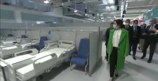 Ayuso inaugura el hospital de pandemias "para toda España"