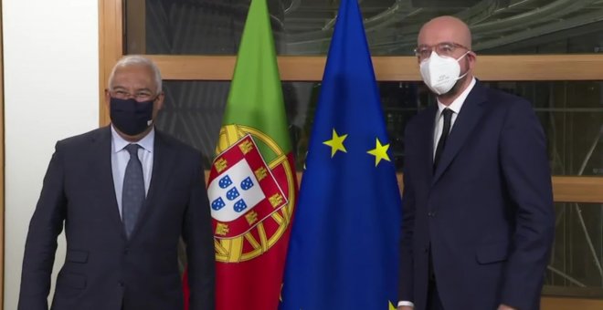 Charles Michel y António Costa se reúnen en Bruselas