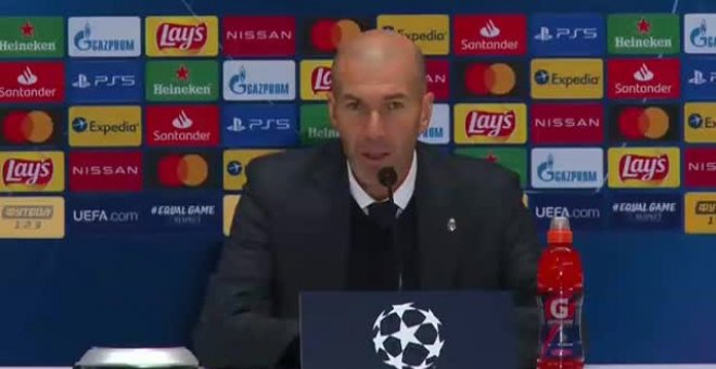 Zidane dice que el equipo mereció ganar ante el Shakhtar aunque reconoce la "mala racha de resultados"