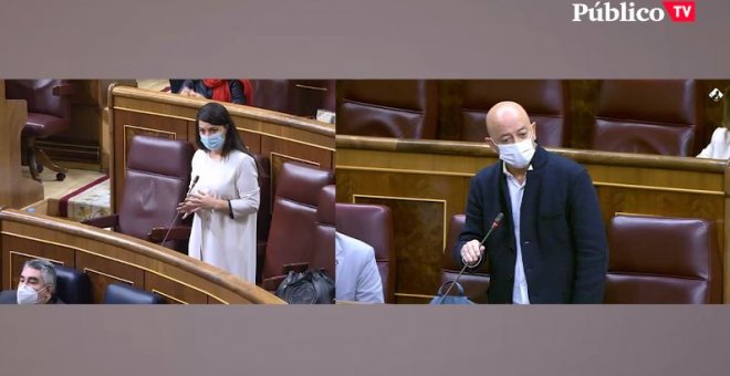 La discusión entre Odón Elorza y Macarena Olona por el chat que hablaba sobre fusilamientos