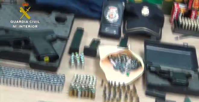 Desarticulada una red de tráfico de armas para el crimen organizado