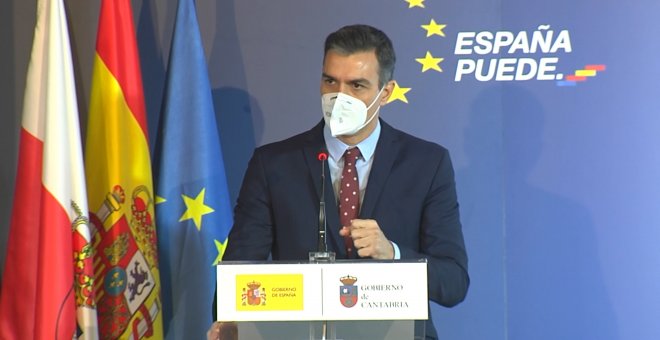 Sánchez garantiza que la vacunación será "equitativa" en toda España