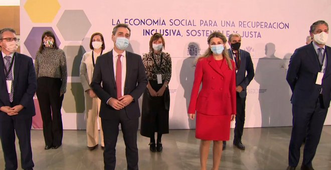 Díaz participa en reunión europea de Alto Nivel de la Economía Social y Solidaria