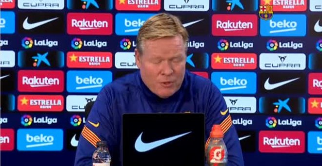 Koeman: "Ojalá el futuro de Messi esté aquí"