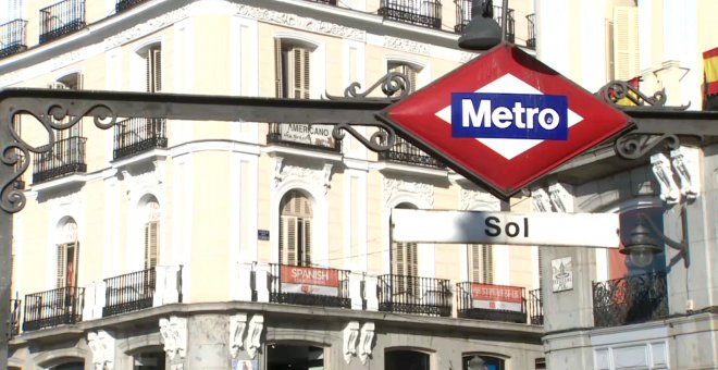 La estación de Metro de Sol cerrará todos los sábados de 19 a 20 horas