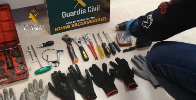 Desmantelada una organización criminal dedicada al robo de establecimientos en Rivas