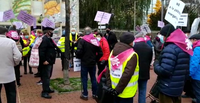 Pensionistas reclaman en Vitoria pensiones  "dignas"