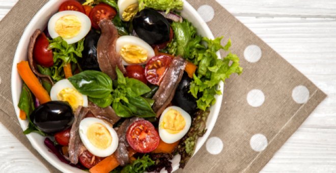 Pato confinado - Receta de ensalada nizarda o niçoise