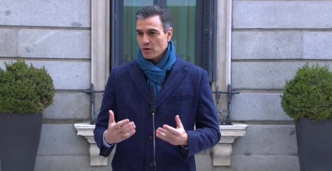 Pedro Sánchez dice que la Constitución "salva vidas" gracias al estado de alarma