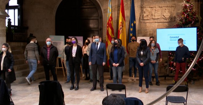 Puig y Oltra presentan campaña 'Comando Z' para juventud responsable