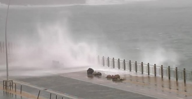 Un nuevo temporal azota el norte peninsular