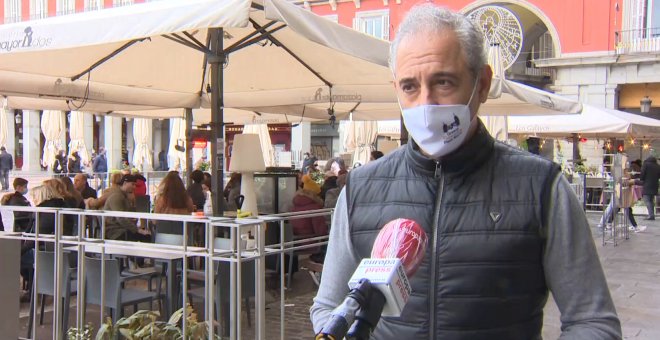 Hostelero de la Plaza Mayor factura la mitad que años anteriores