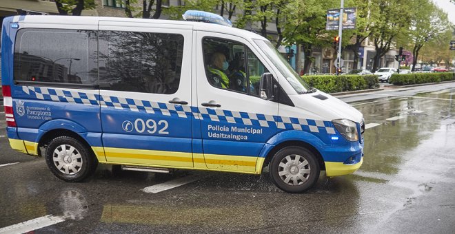 Un hombre se atrinchera con un menor en una vivienda del barrio de San Jorge de Pamplona