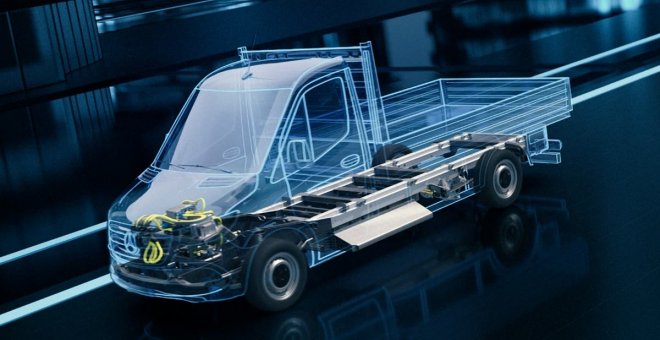 La próxima Mercedes eSprinter podrá tener distintas carrocerías gracias a una plataforma nueva