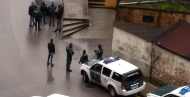 Redada de la Guardia Civil en Solares