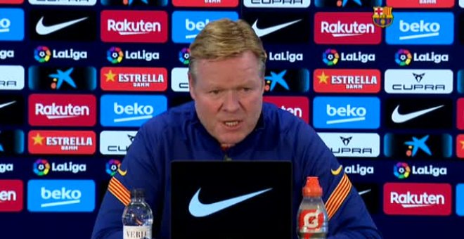 Koeman: "Si no tuviera la confianza de los jugadores no podría trabajar"