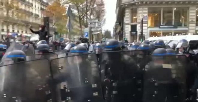 Nuevas protestas en París contra la ley de seguridad de Macron